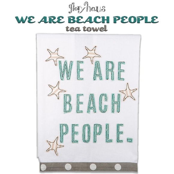 Glory Haus Other - WE ARE BEACH PEOPLE
Tea Towel